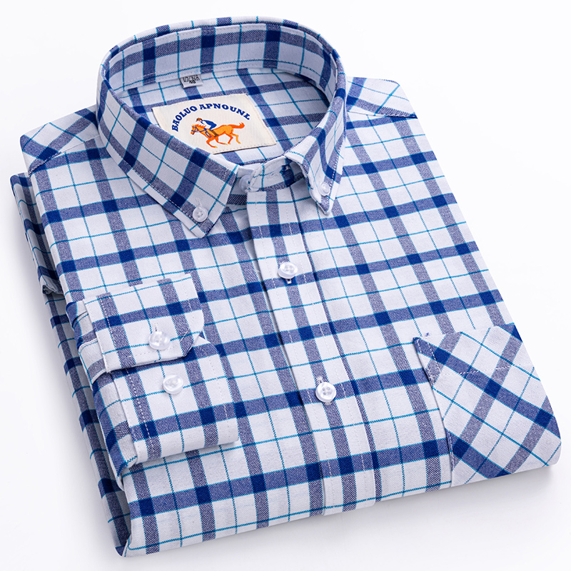 Oxford Cotton Casual Shirt Business - New in shirt over size 5xl
