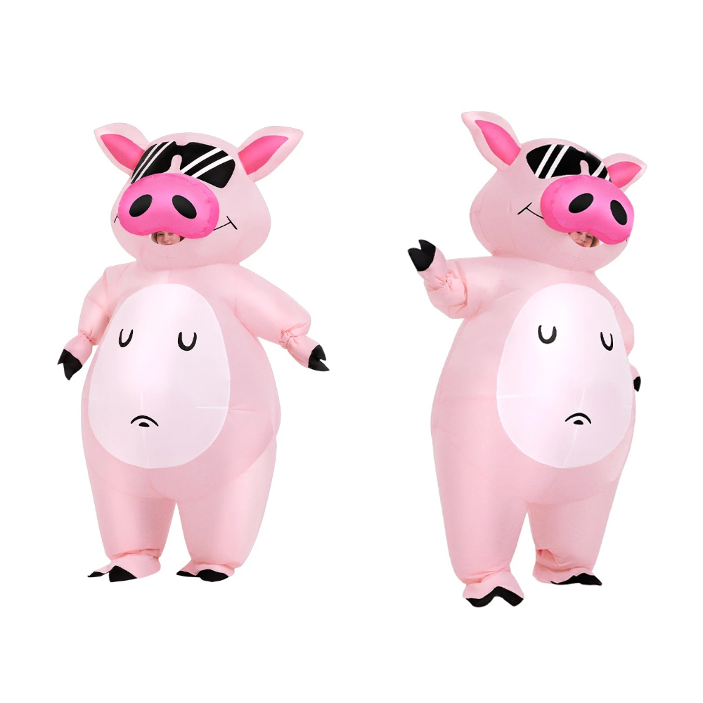Cartoon Animal Piglet Inflatab - Suits ulasan dan harga