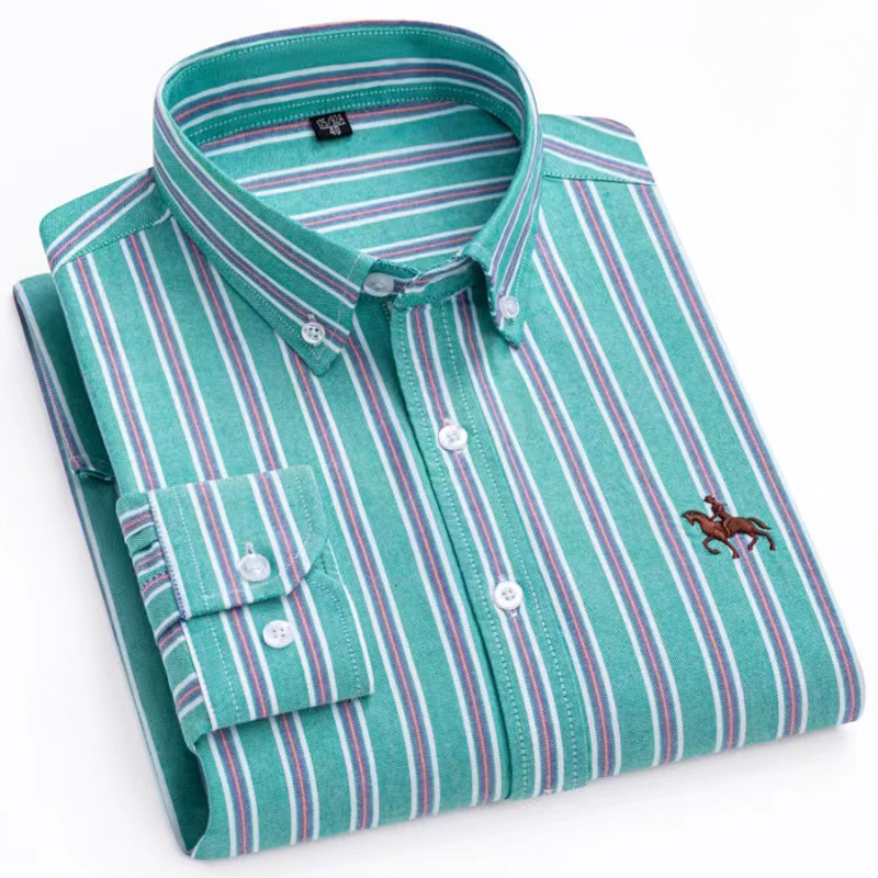 6XL 100% Cotton Oxford White S - Oxford Cotton Casual Shirt Business ulasan dan harga