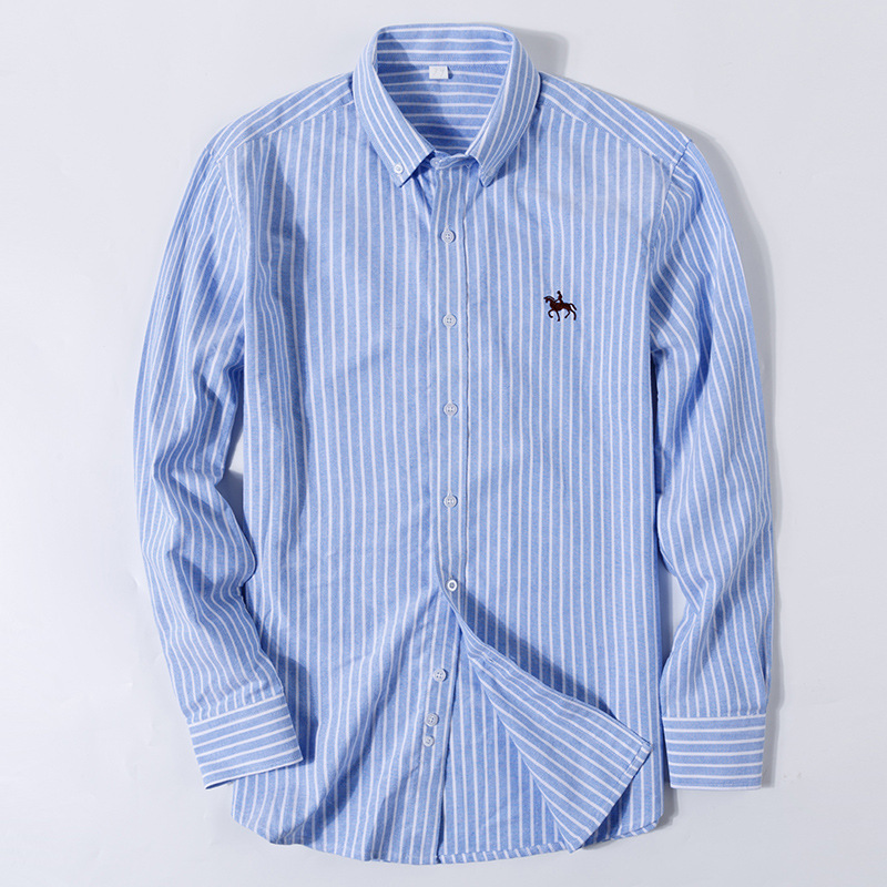 6XL 100% Cotton Oxford White S - Oxford Cotton Casual Shirt Business ulasan dan harga