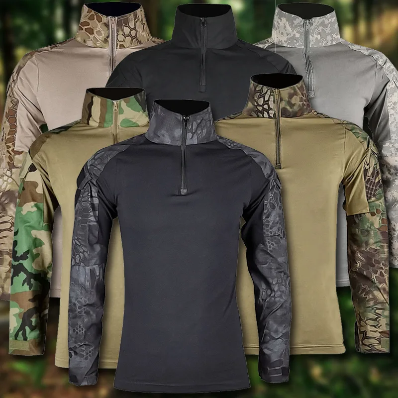 S-4XL Outdoor G2 Camouflage US - Tactical Military Shirt Cargo ulasan dan harga