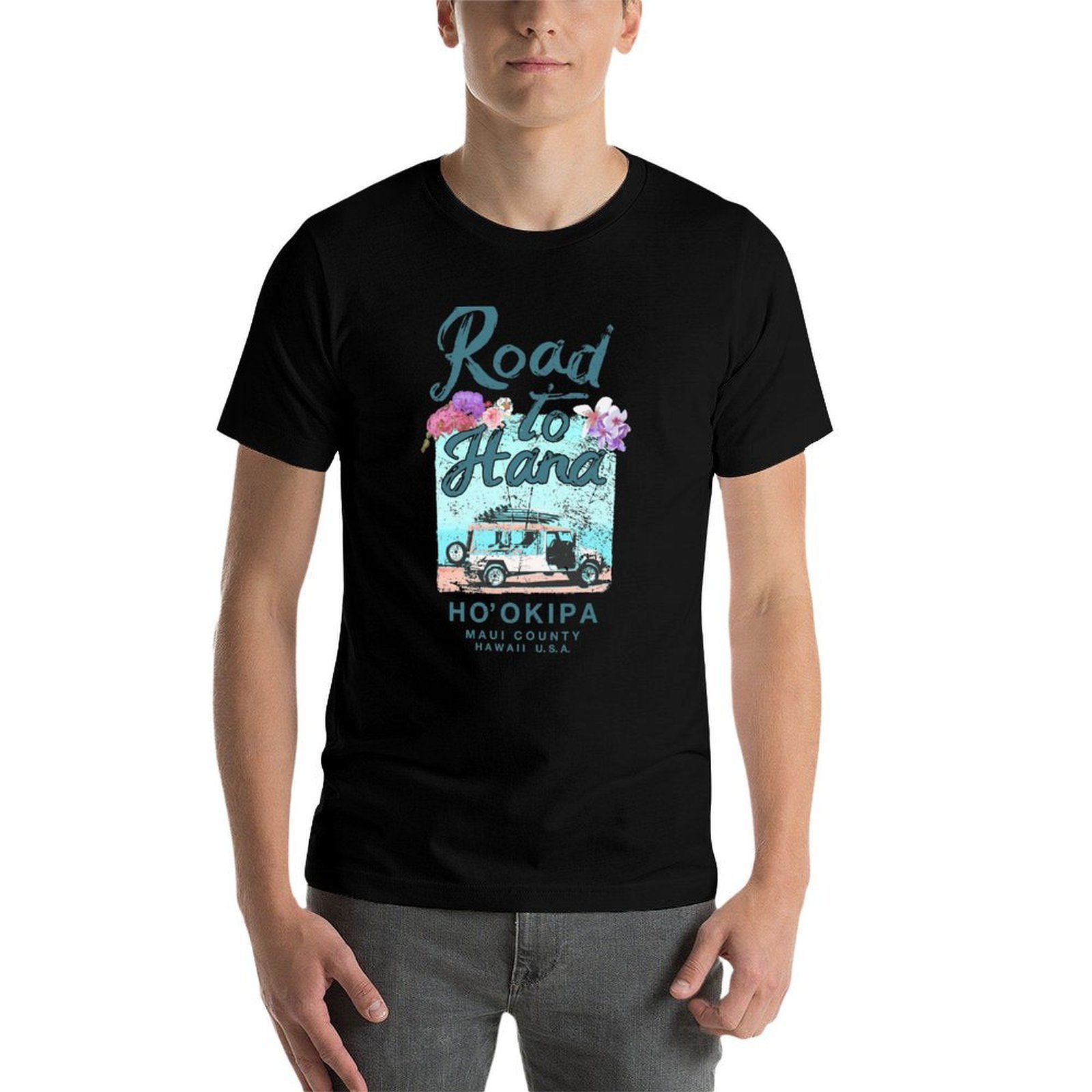 Road to Hana Maui Hawaii Vinta - Vintage Hawaiian Floral Shirt ulasan dan harga