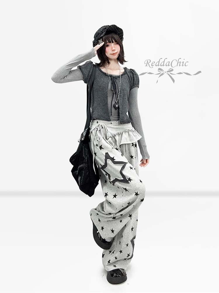 REDDACHiC Puff Sleeve Cardigan - Shirts ulasan dan harga