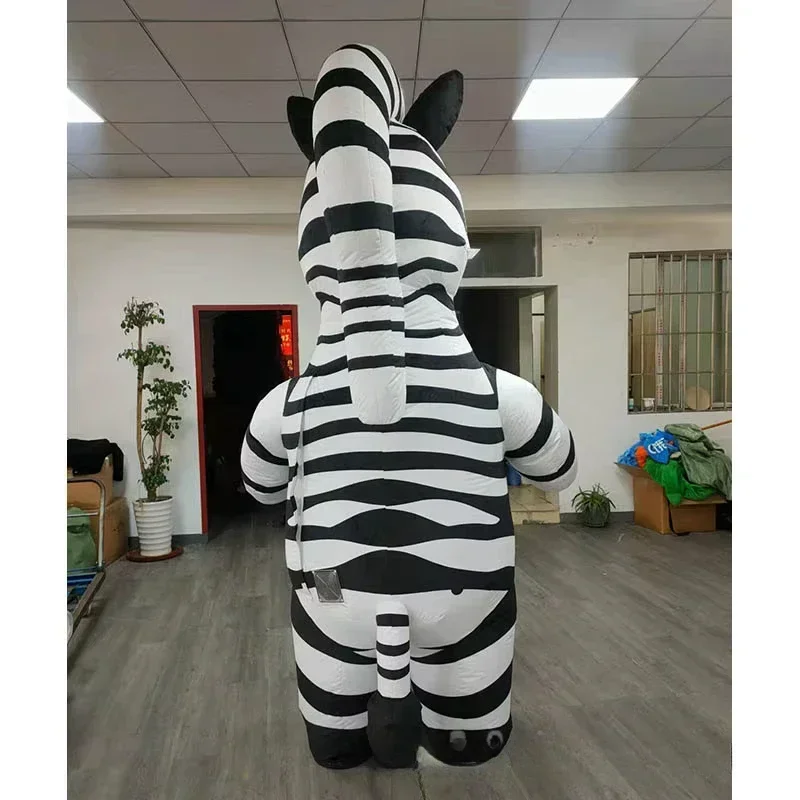 Inflatable Zebra Mascot Costum - Suits ulasan dan harga