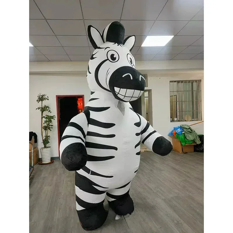 Inflatable Zebra Mascot Costum - Suits ulasan dan harga