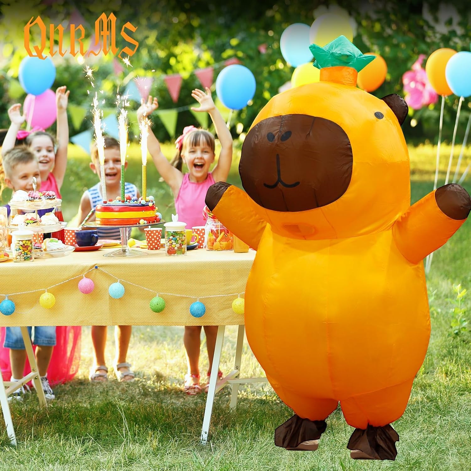 Capybara Inflatable Costume Ad - Suits ulasan dan harga