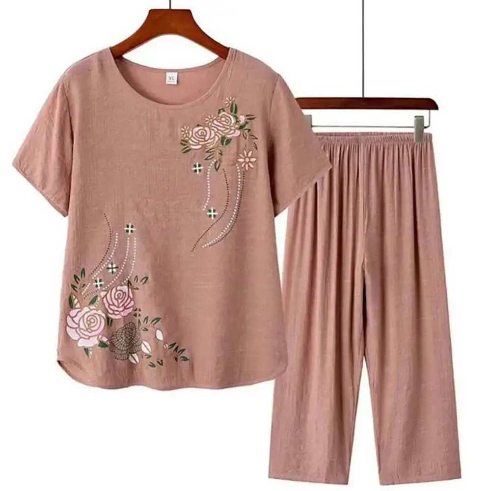 Middle-aged elderly women's sh - Mens Linen Shirt Long Sleeve ulasan dan harga