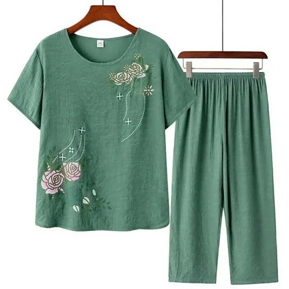 Middle-aged elderly women's sh - Mens Linen Shirt Long Sleeve ulasan dan harga