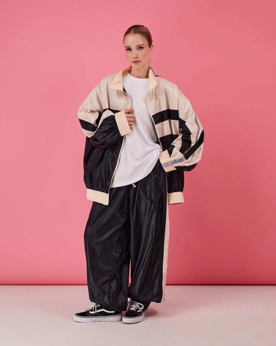 Women Acetate Satin Tracksuit  - Jackets ulasan dan harga