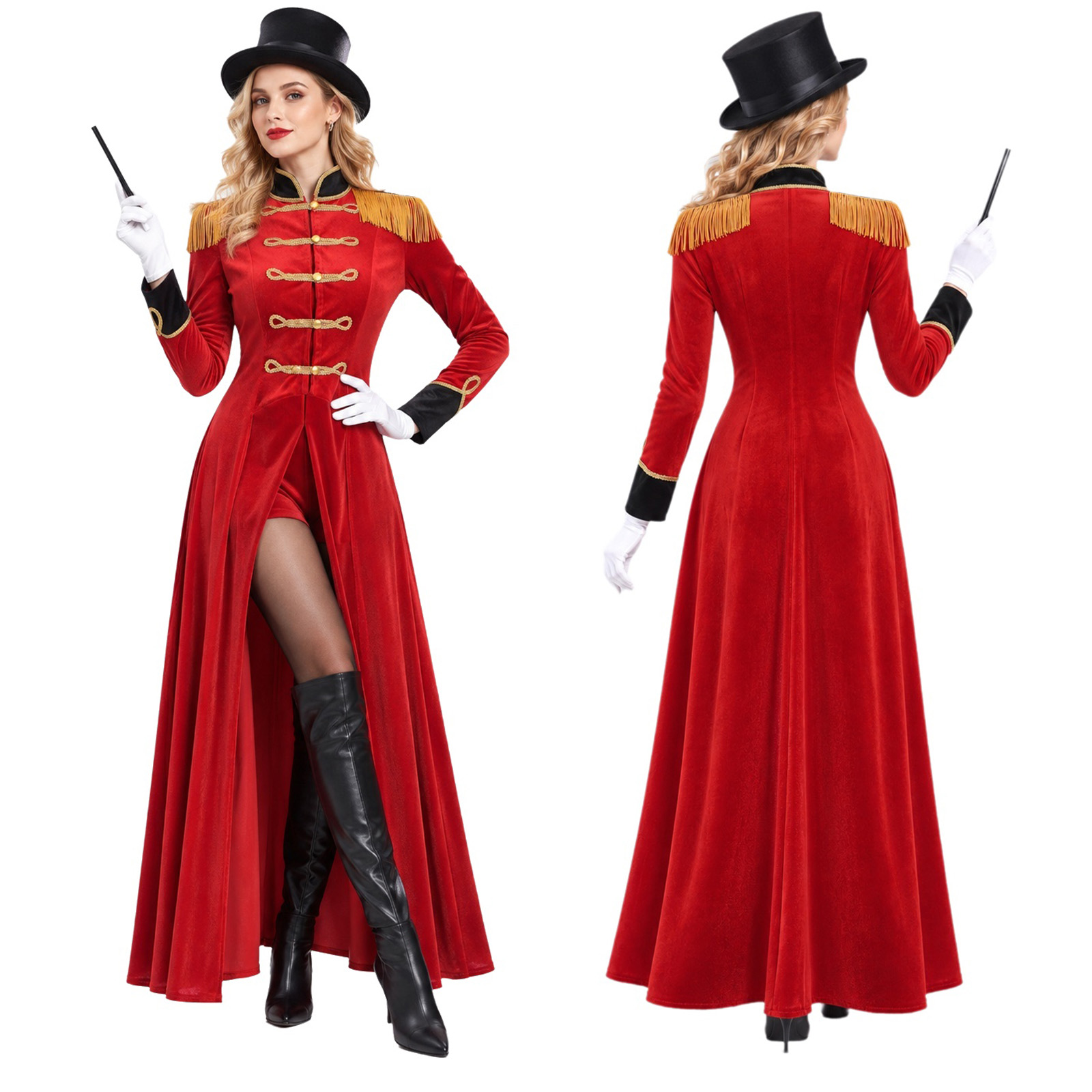 Women Medieval Circus Ringmast - Jackets ulasan dan harga