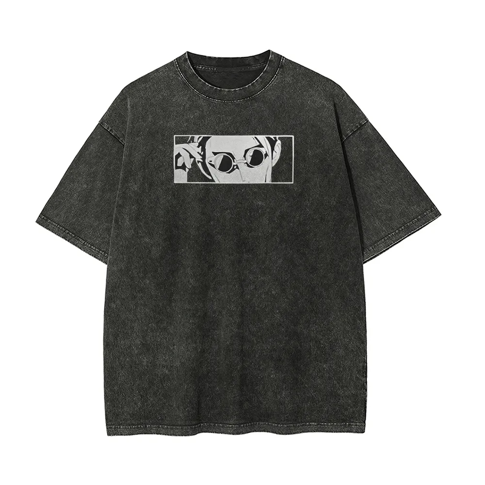 Kento Nanami T Shirt Jujutsu K - Acid Wash Vintage Graphic T Shirt ulasan dan harga