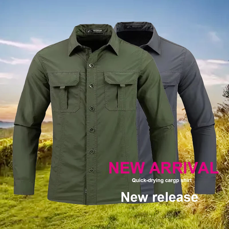 5XL Men Lightweight Quick-Dryi - Tactical Military Shirt Cargo ulasan dan harga