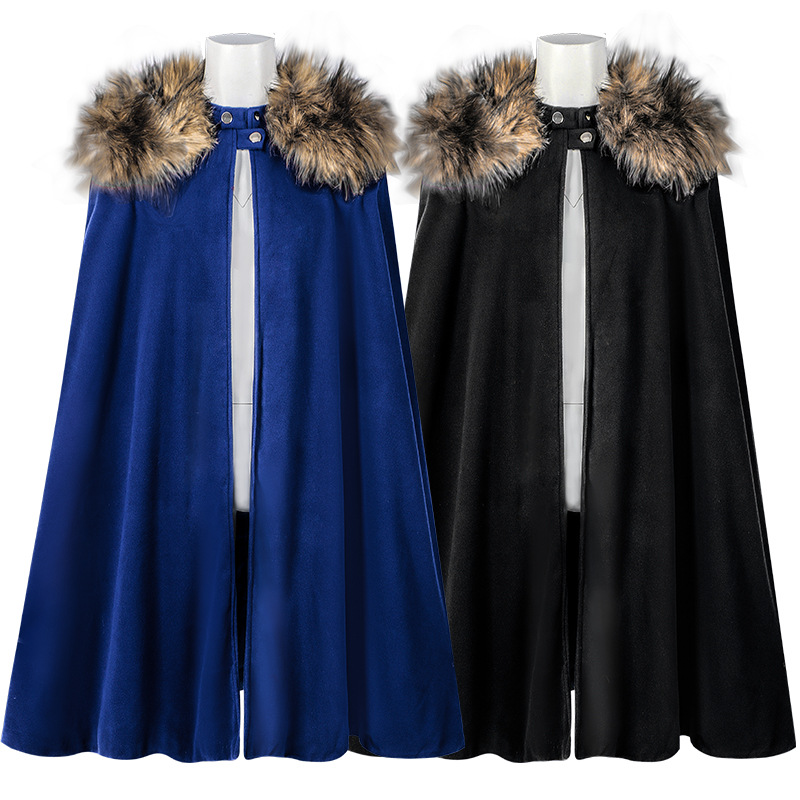 Halloween Woolen Cape Retro Fu - Jackets ulasan dan harga