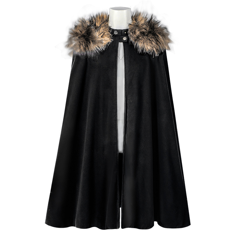 Halloween Woolen Cape Retro Fu - Jackets ulasan dan harga