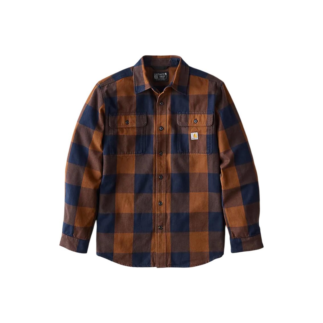 Carhartt FW25 107013 Loose Fit - Flannel Plaid Shirt Heavy Weight ulasan dan harga