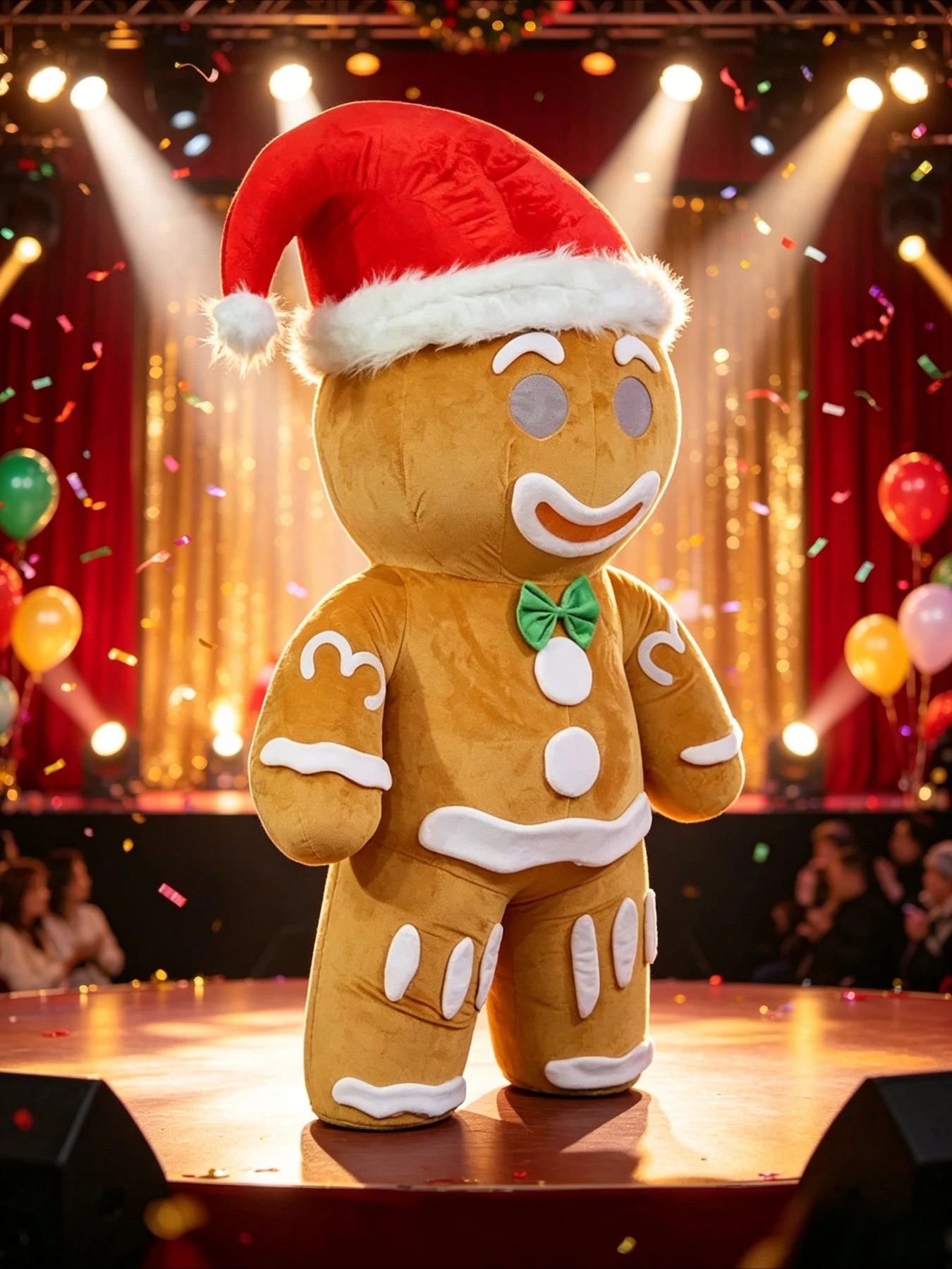 Inflatable Gingerbread Man Cos - Suits ulasan dan harga