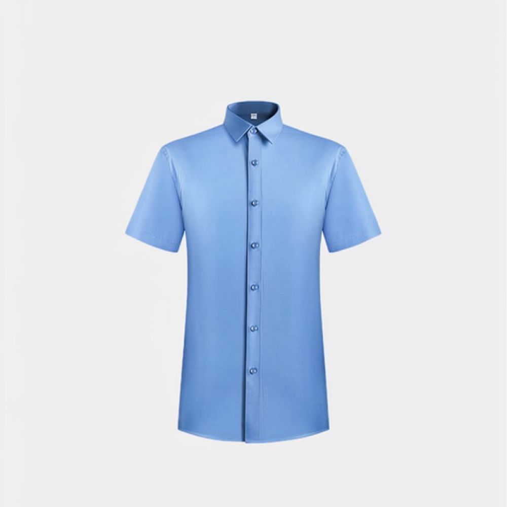 Mens Fashion Long Sleeve Shirt - Breathable Bamboo Fiber Shirt Non Iron ulasan dan harga