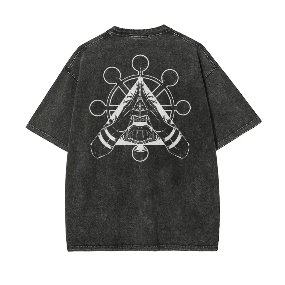 Jujutsu Kaisen Sukuna T Shirt  - Acid Wash Vintage Graphic T Shirt ulasan dan harga