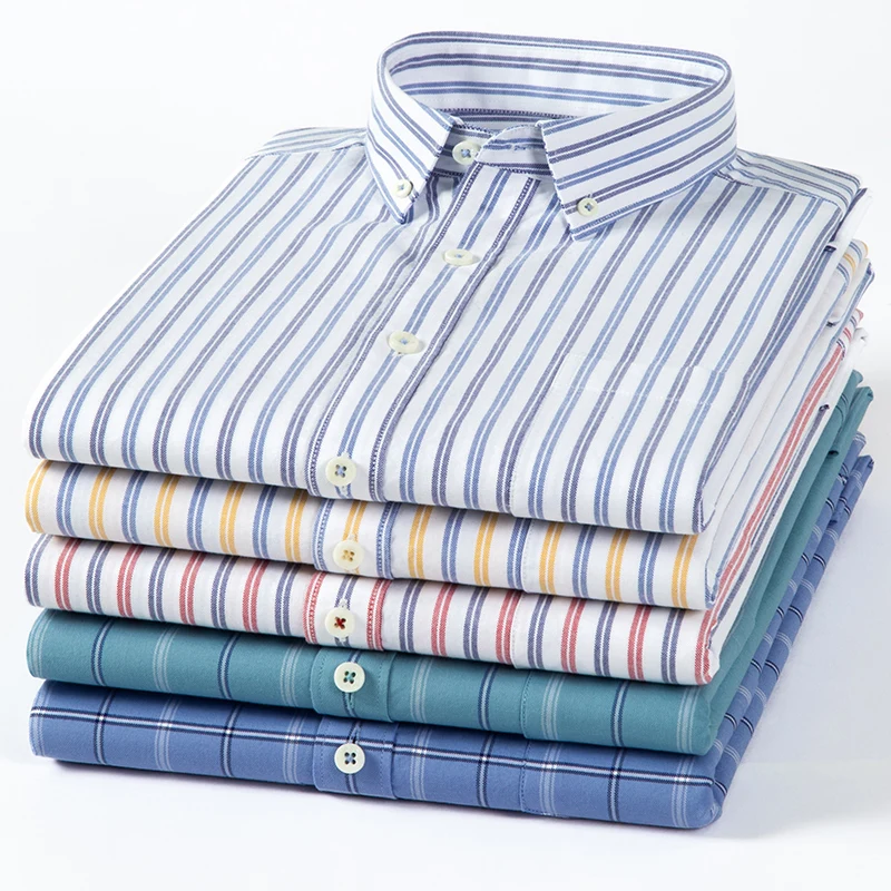 2023 New Pure Cotton Oxford Me - Oxford Cotton Casual Shirt Business ulasan dan harga