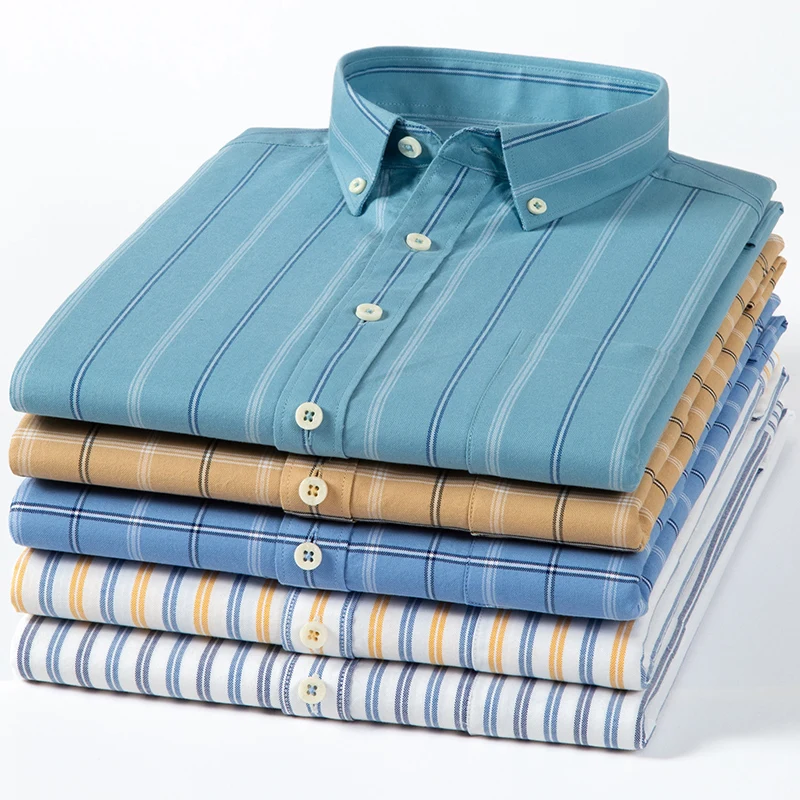 2023 New Pure Cotton Oxford Me - Oxford Cotton Casual Shirt Business ulasan dan harga