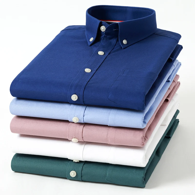 2023 New Pure Cotton Oxford Me - Oxford Cotton Casual Shirt Business ulasan dan harga
