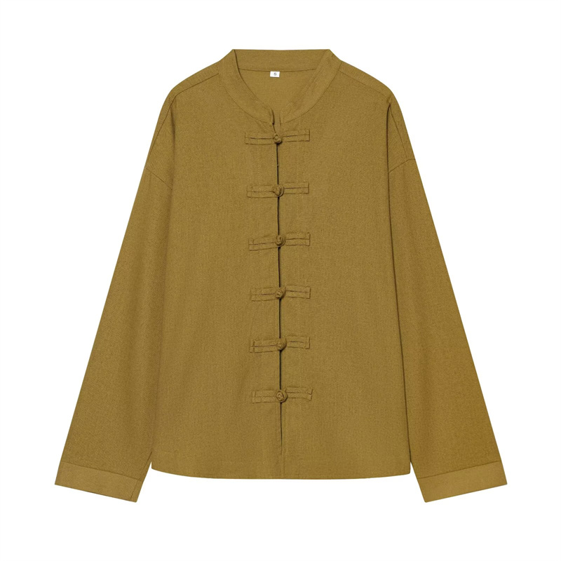 Guobioziy Women's Shirt 2026 E - Mens Linen Shirt Long Sleeve ulasan dan harga