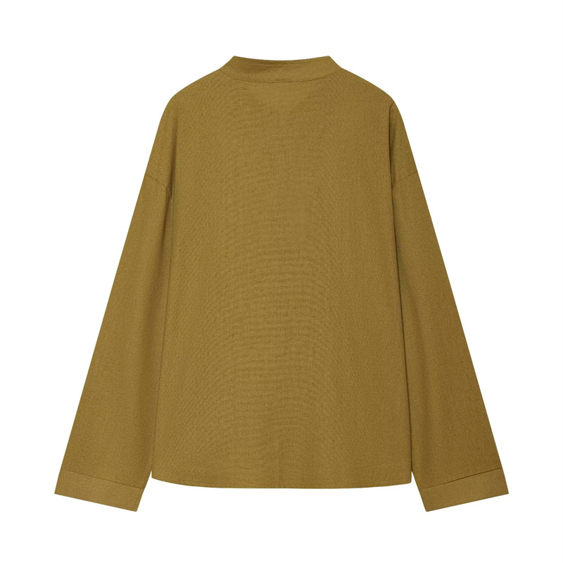 Guobioziy Women's Shirt 2026 E - Mens Linen Shirt Long Sleeve ulasan dan harga